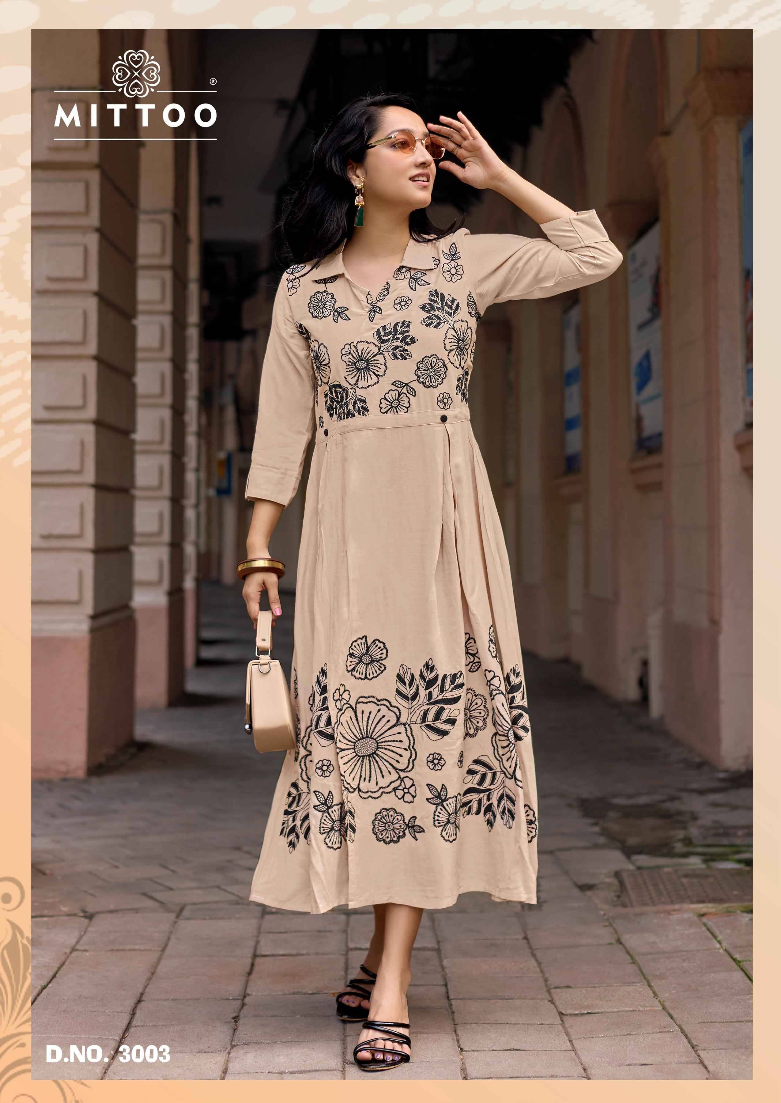 Angoori By Mittoo 3001 to 3006 Designer Stylish Fancy Colorful Beautiful Party Wear & Ethnic Wear Collection Rayon Kurtis At Wholesale Price